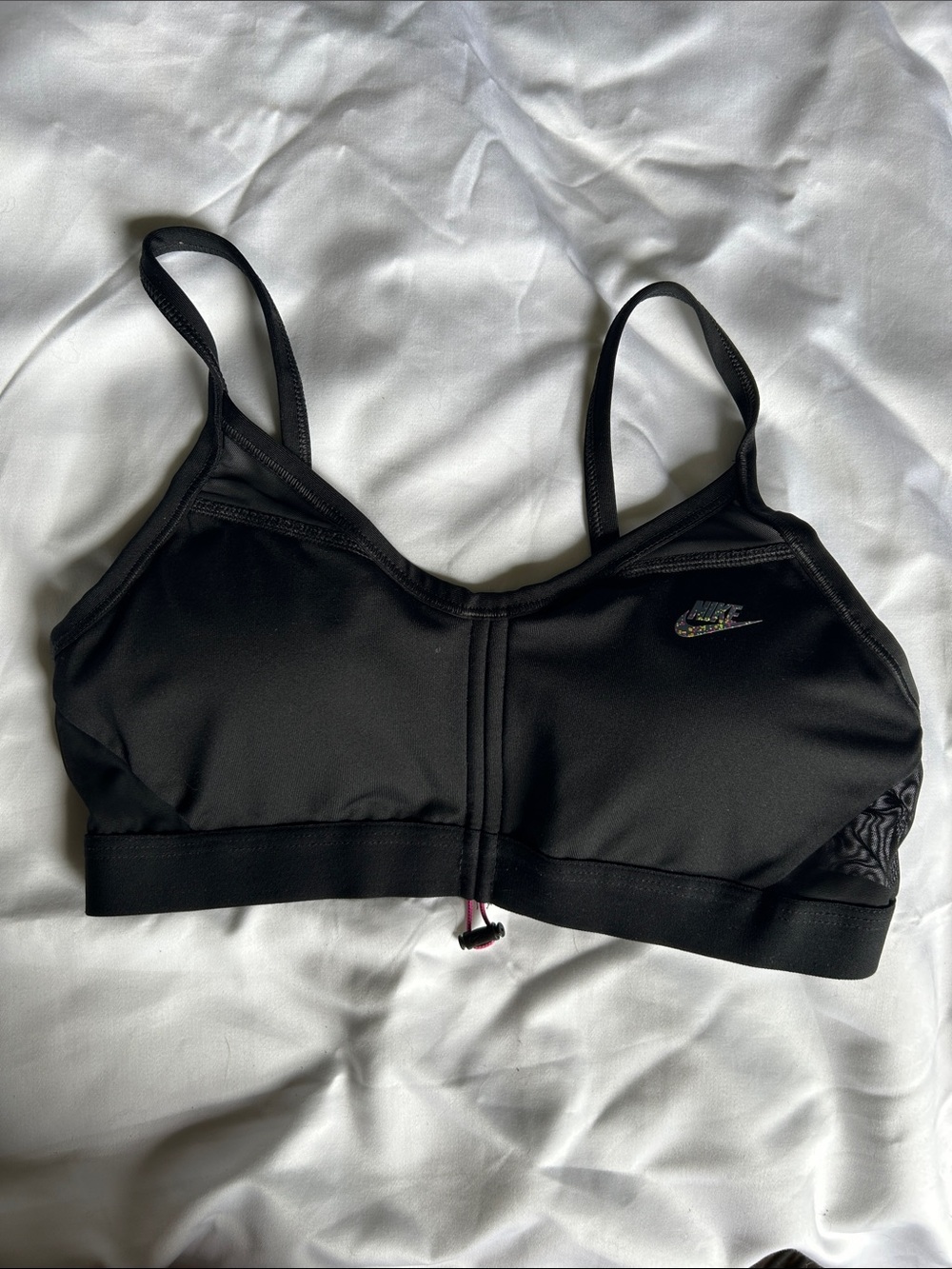 Nike Black Sports Bra with Adjustable Thin Straps